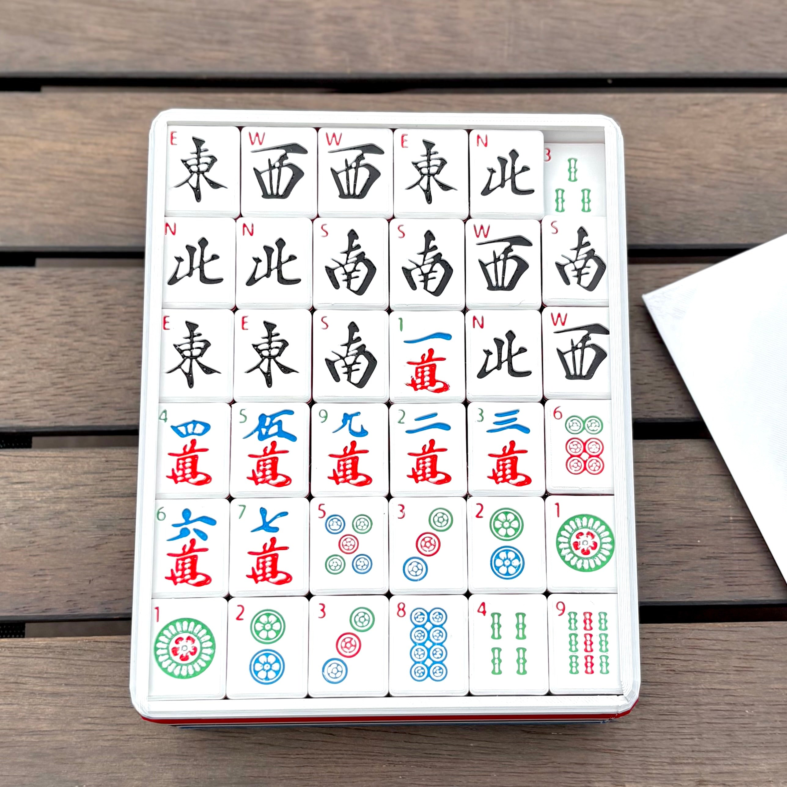 Complete American Mahjong Set with Storage Box Included