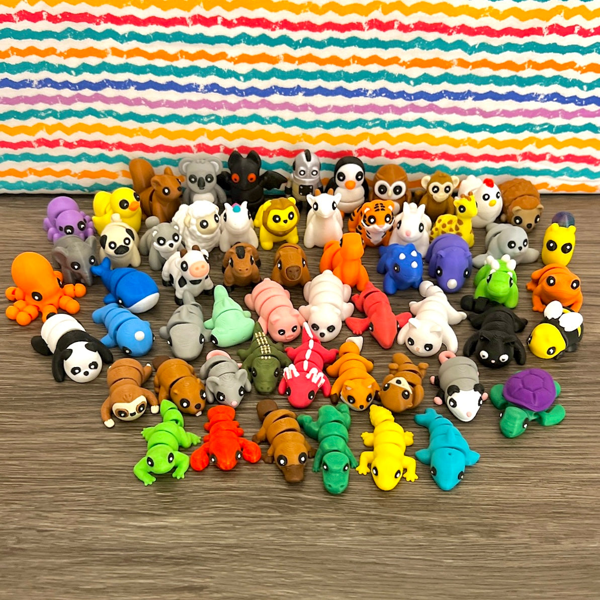 Mini Movers – Articulated Pocket Fidget Creatures