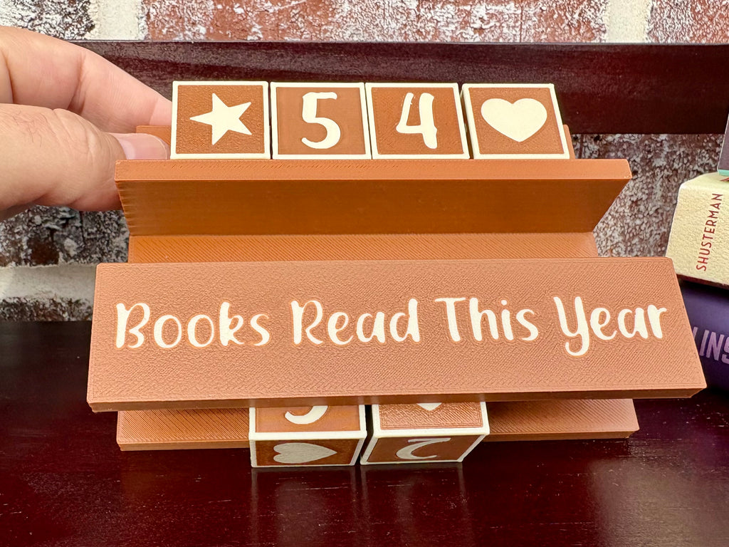 Books Read This Year Counter Set