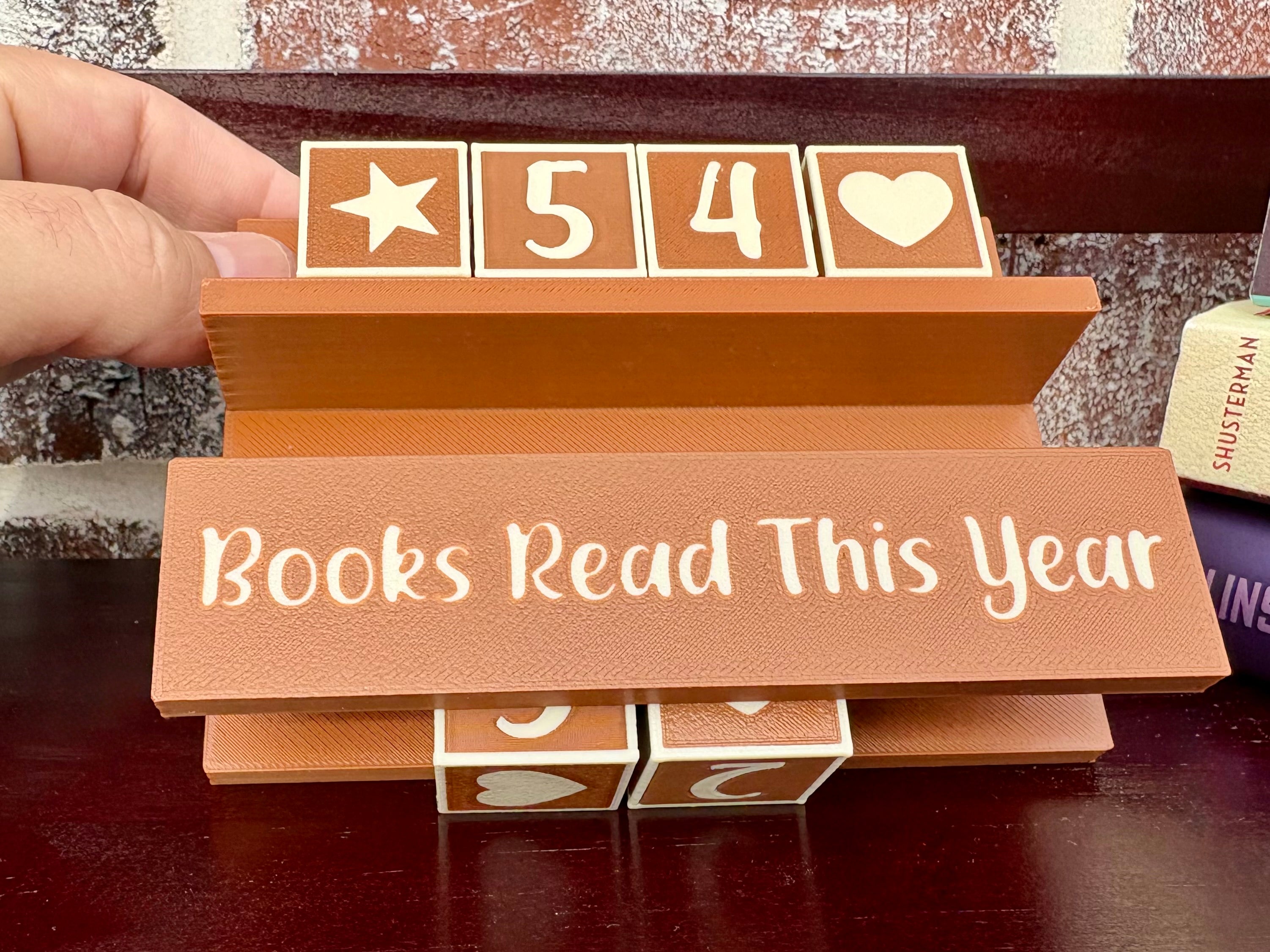 Books Read This Year Counter Set