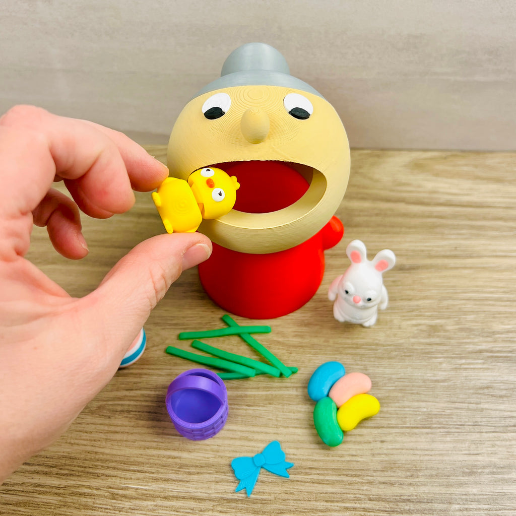 There Was An Old Lady Who Swallowed A Chick Read-Along Set (Easter)