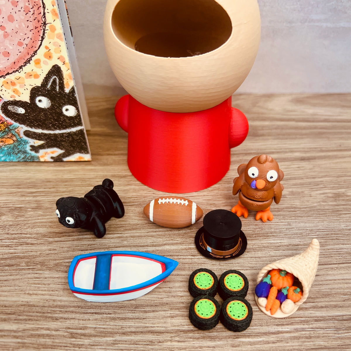 There Was An Old Lady Who Swallowed A Turkey Read-Along Set (Thanksgiving)