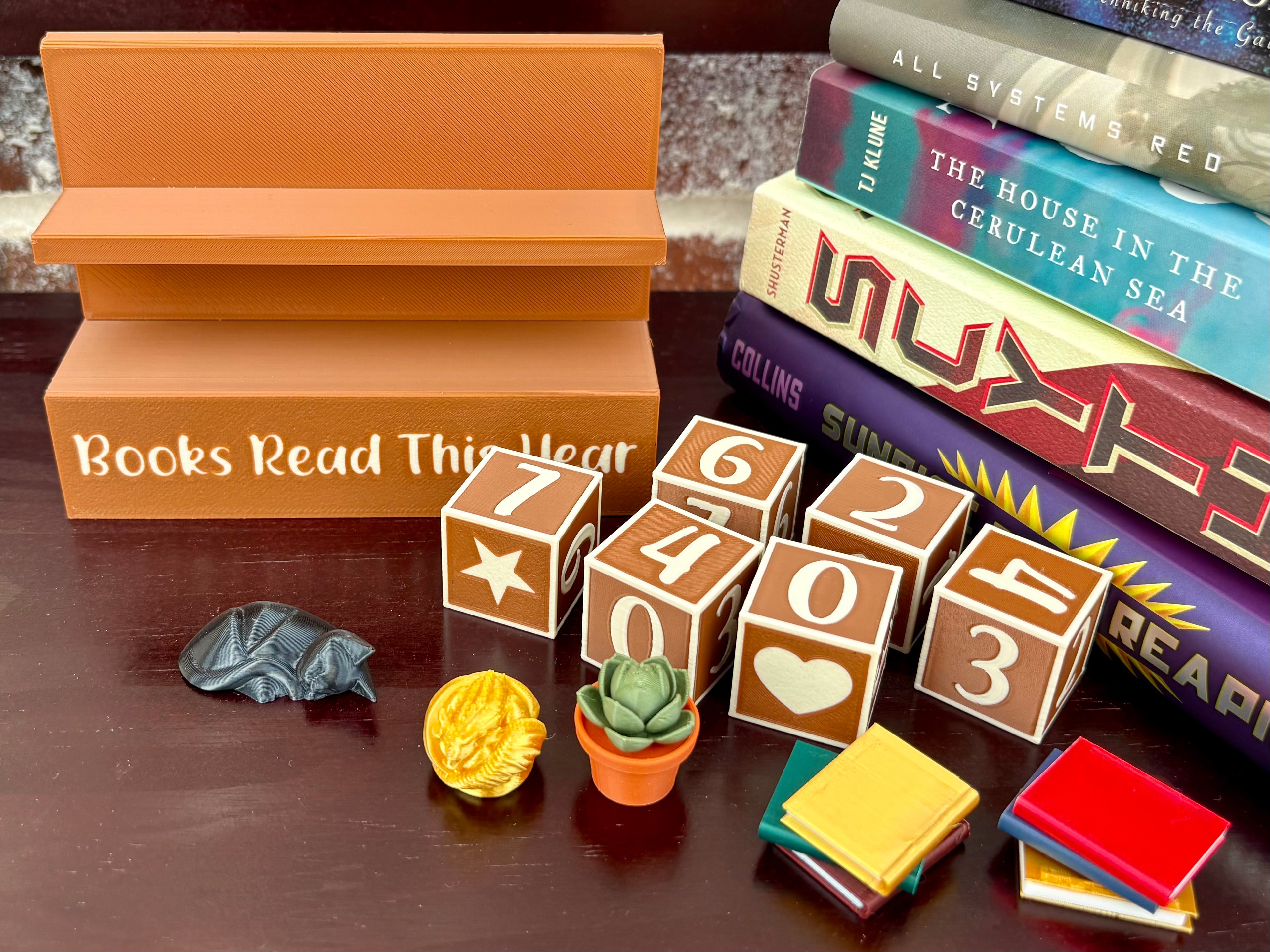Books Read This Year Counter Set