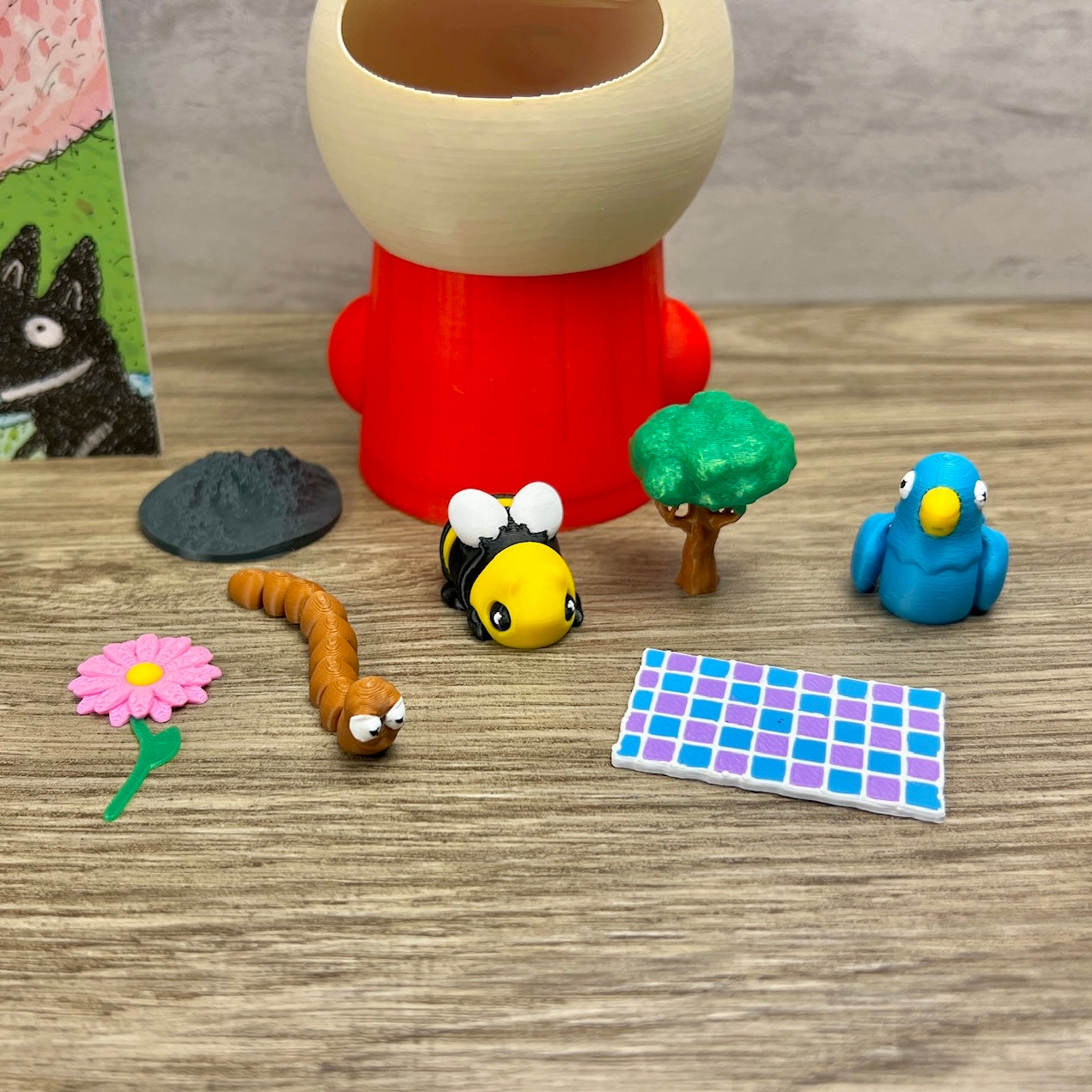 There Was An Old Lady Who Swallowed A Worm Read-Along Set (Earth Day)