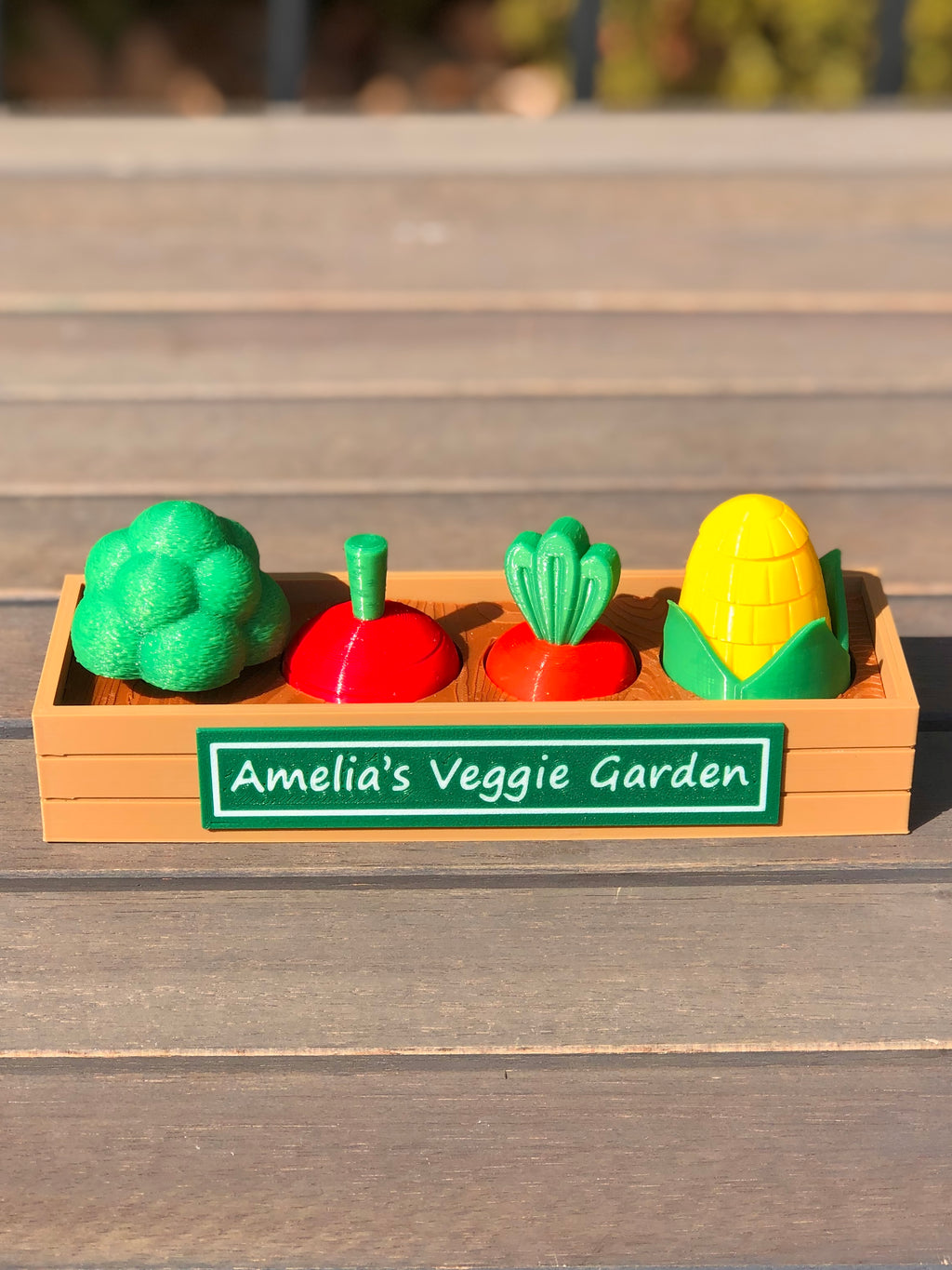 Personizable Veggie Garden Fidget Toy Set