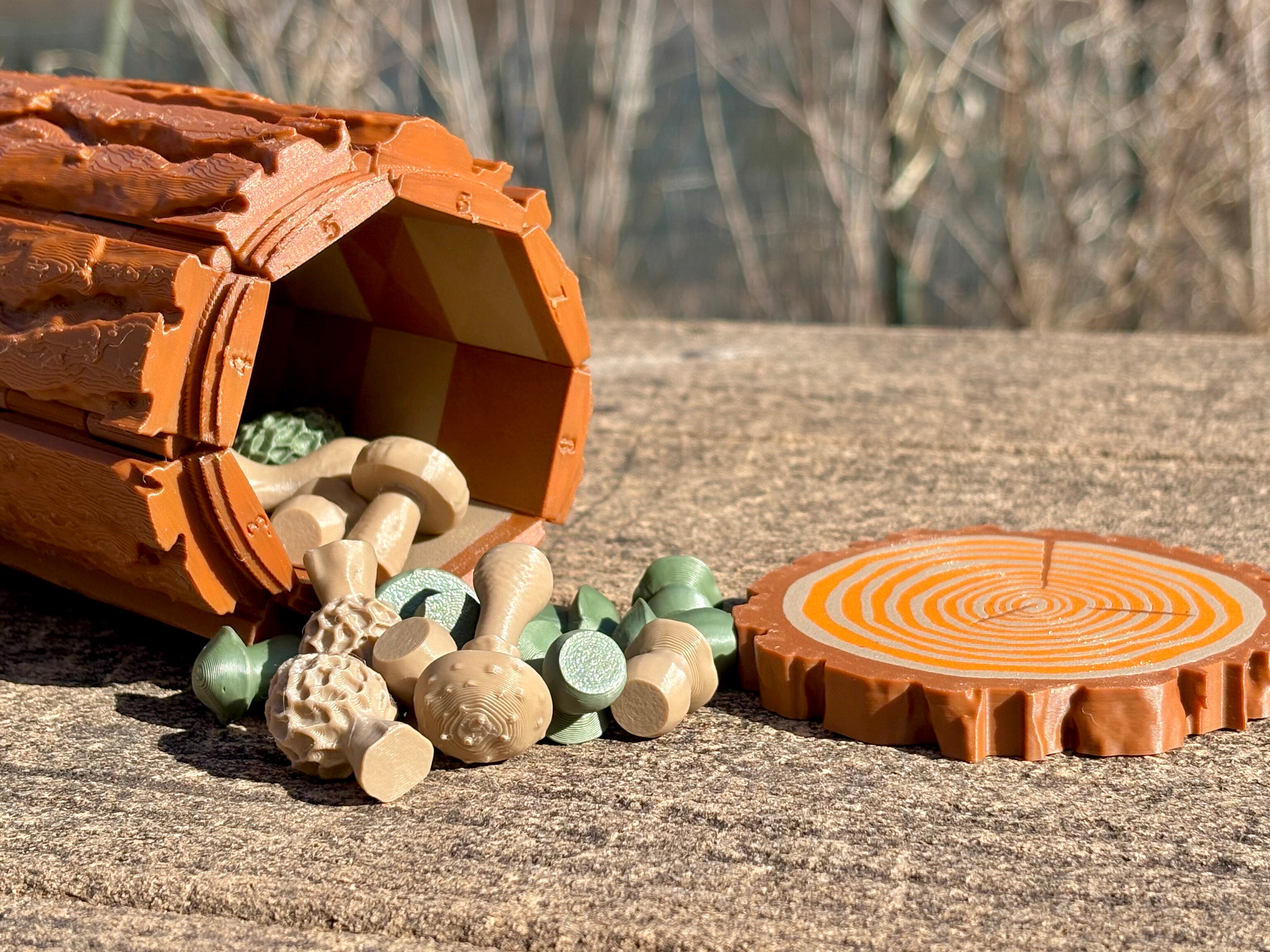 Forest Chess & Checkers Set