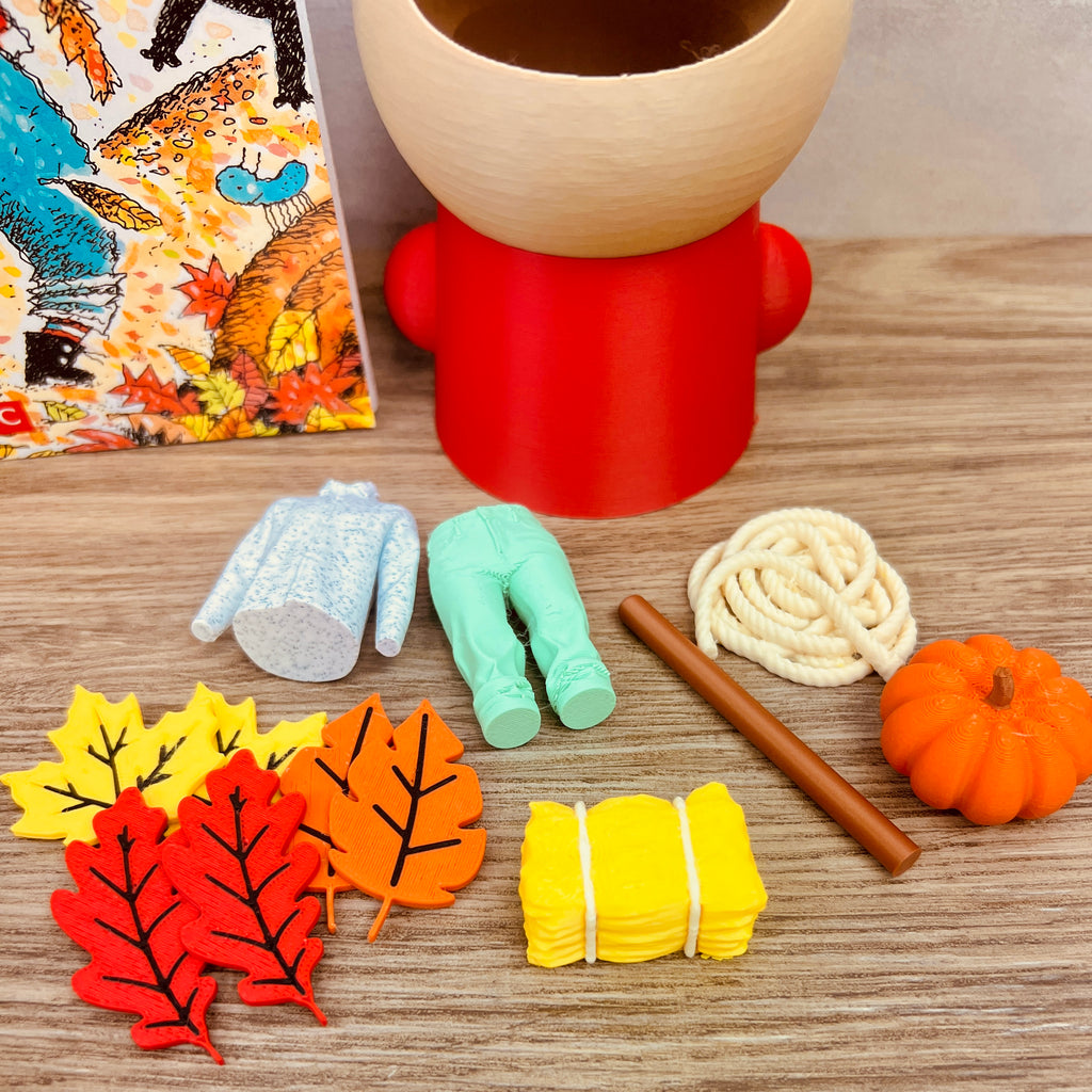 There Was An Old Lady Who Swallowed Some Leaves Read-Along Set (Fall/Autumn)