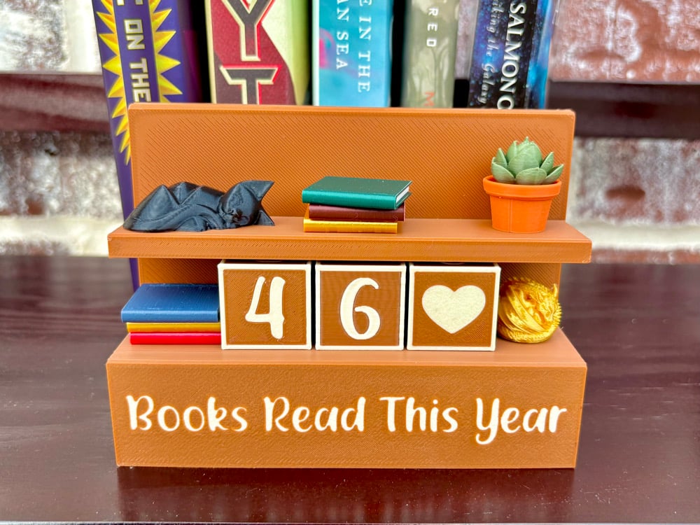Books Read This Year Counter Set