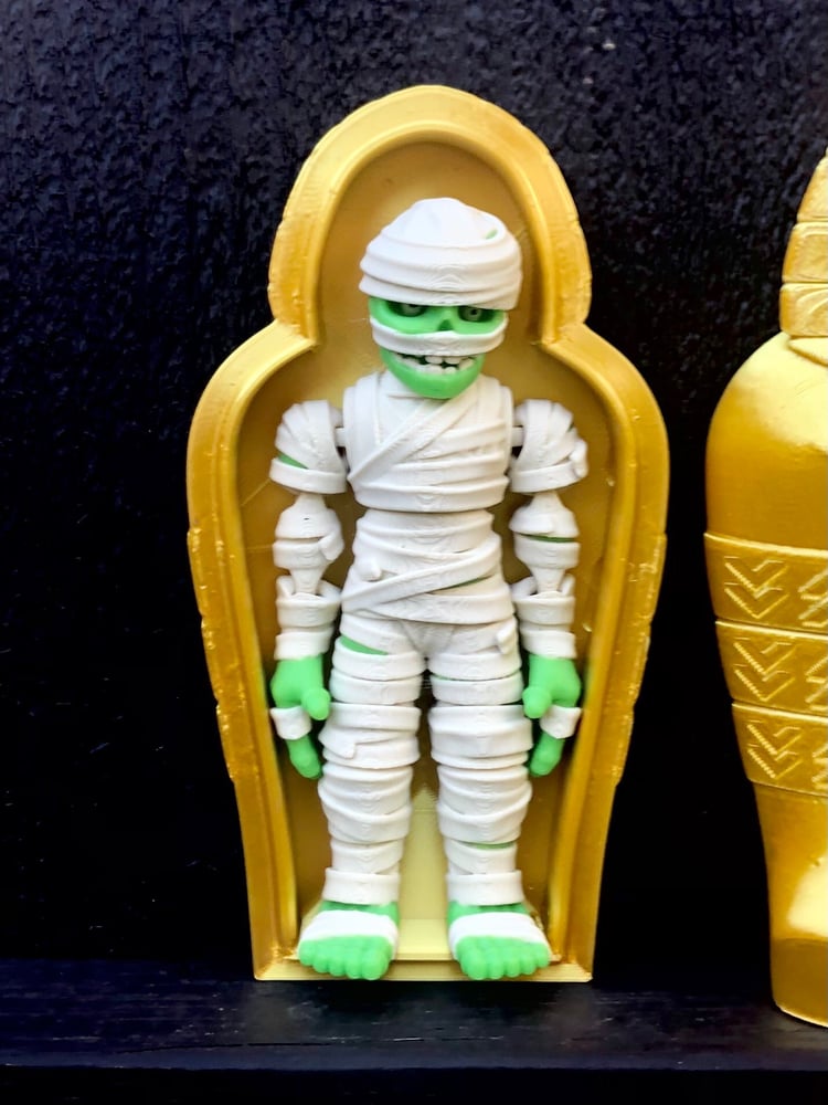 Flexible Mummy and Sarcophagus set