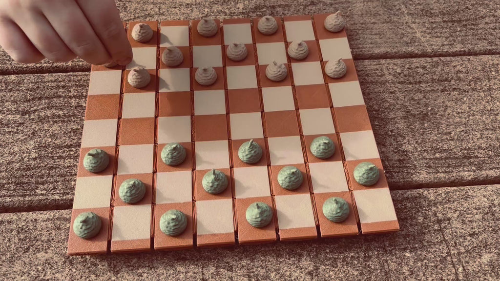Forest Chess & Checkers Set