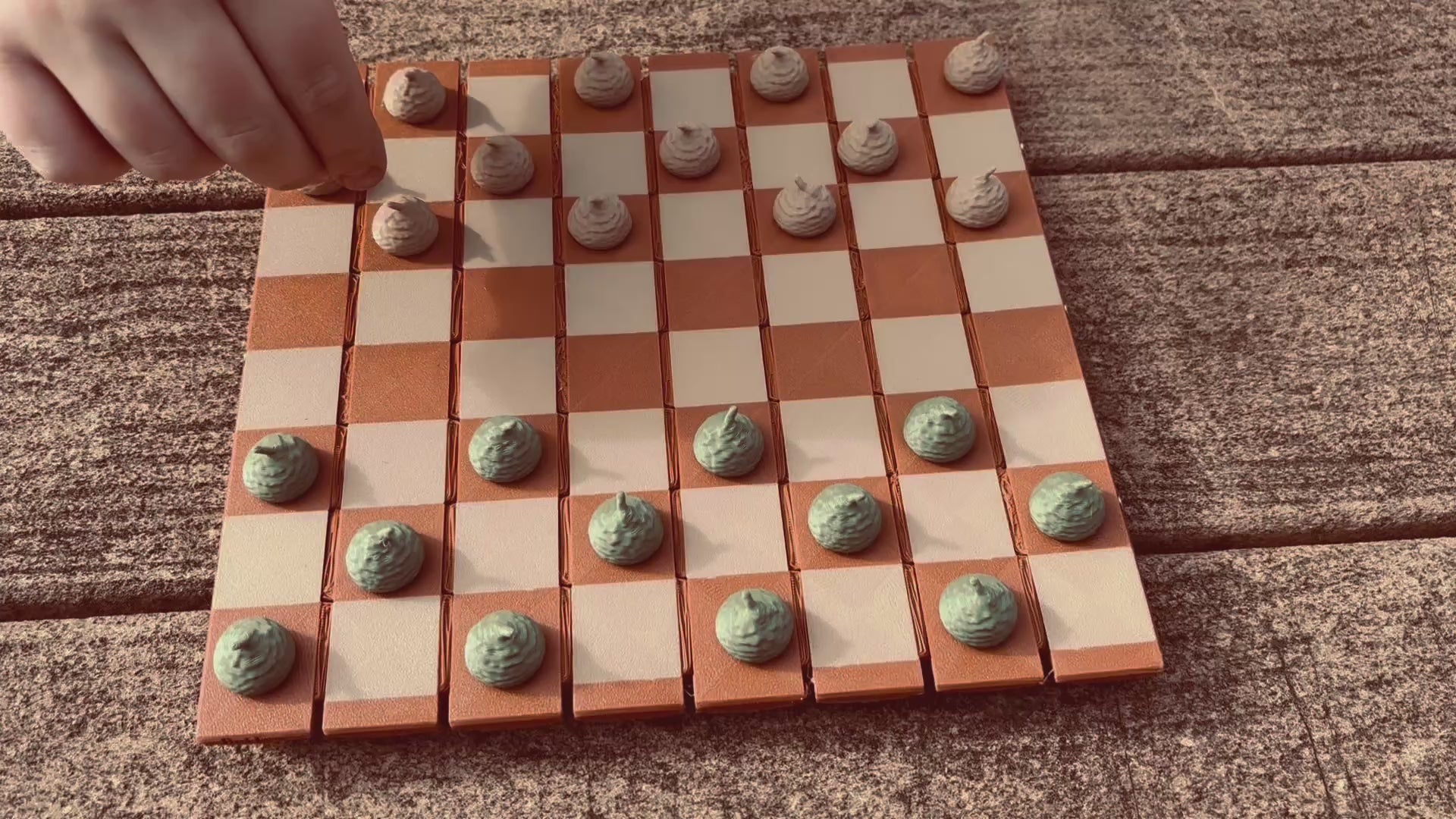 Forest Chess & Checkers Set