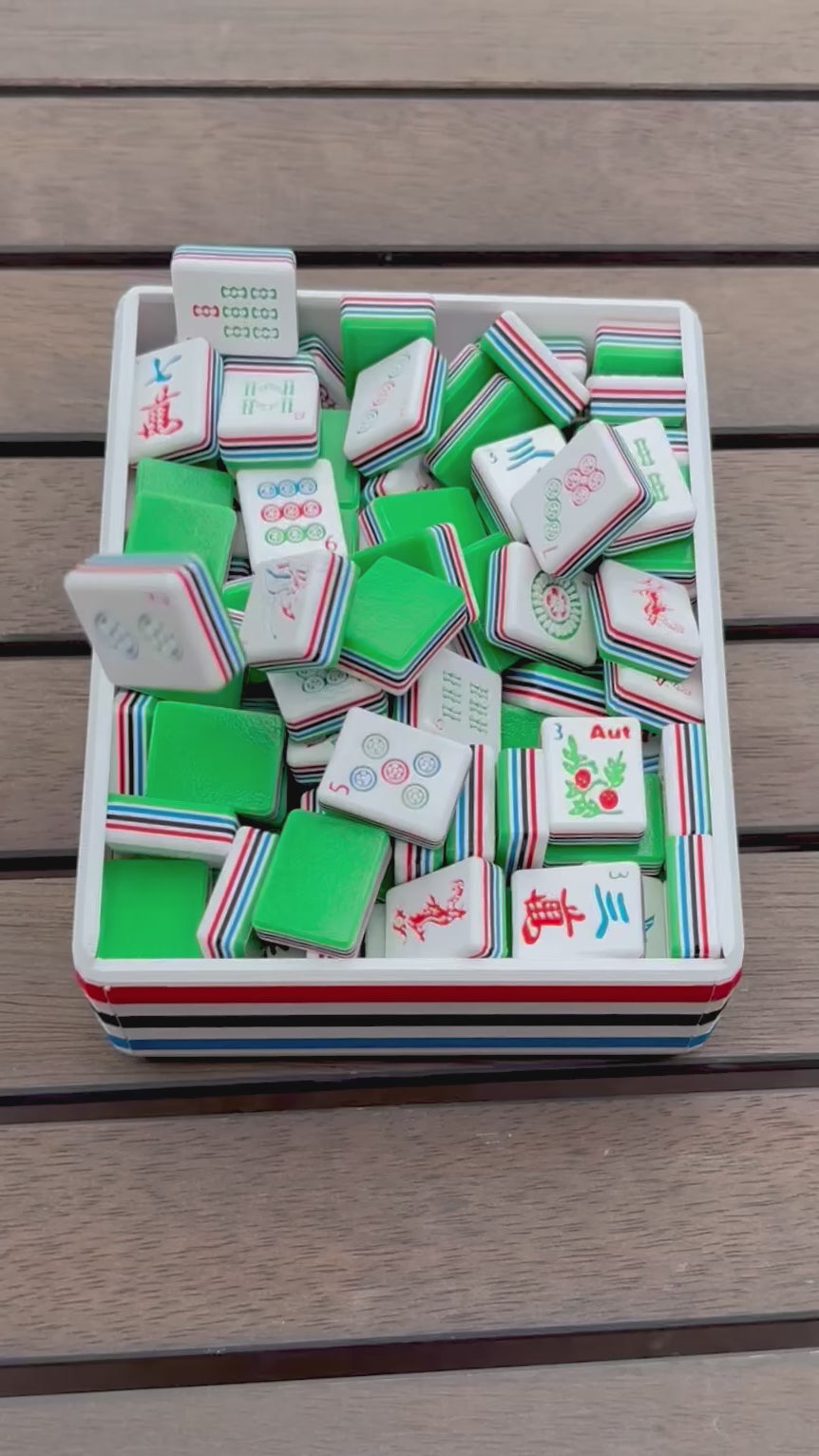 Complete American Mahjong Set with Storage Box Included